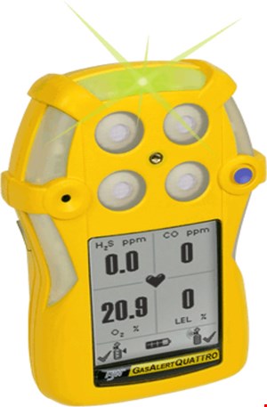 دتکتور گاز/گازسنج/گاز سنج پرتابل GasAlertQuattro Multi Gas Detector