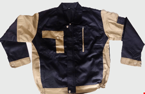 لباس کار طرح مهندسی  مشکی-نسکافه ای