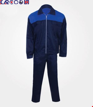 لباس کار طرح ایران خودرو سرمه ای _ آبی سایز M (تولید کننده لباس کار در تهران)