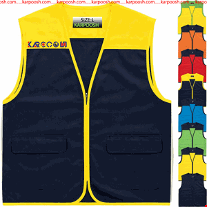 جلیقه کار پارچه ای