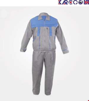 لباس کار طرح آلفا سایز XXL استخانی _ آبی (تولید کننده لباس کار در تهران)