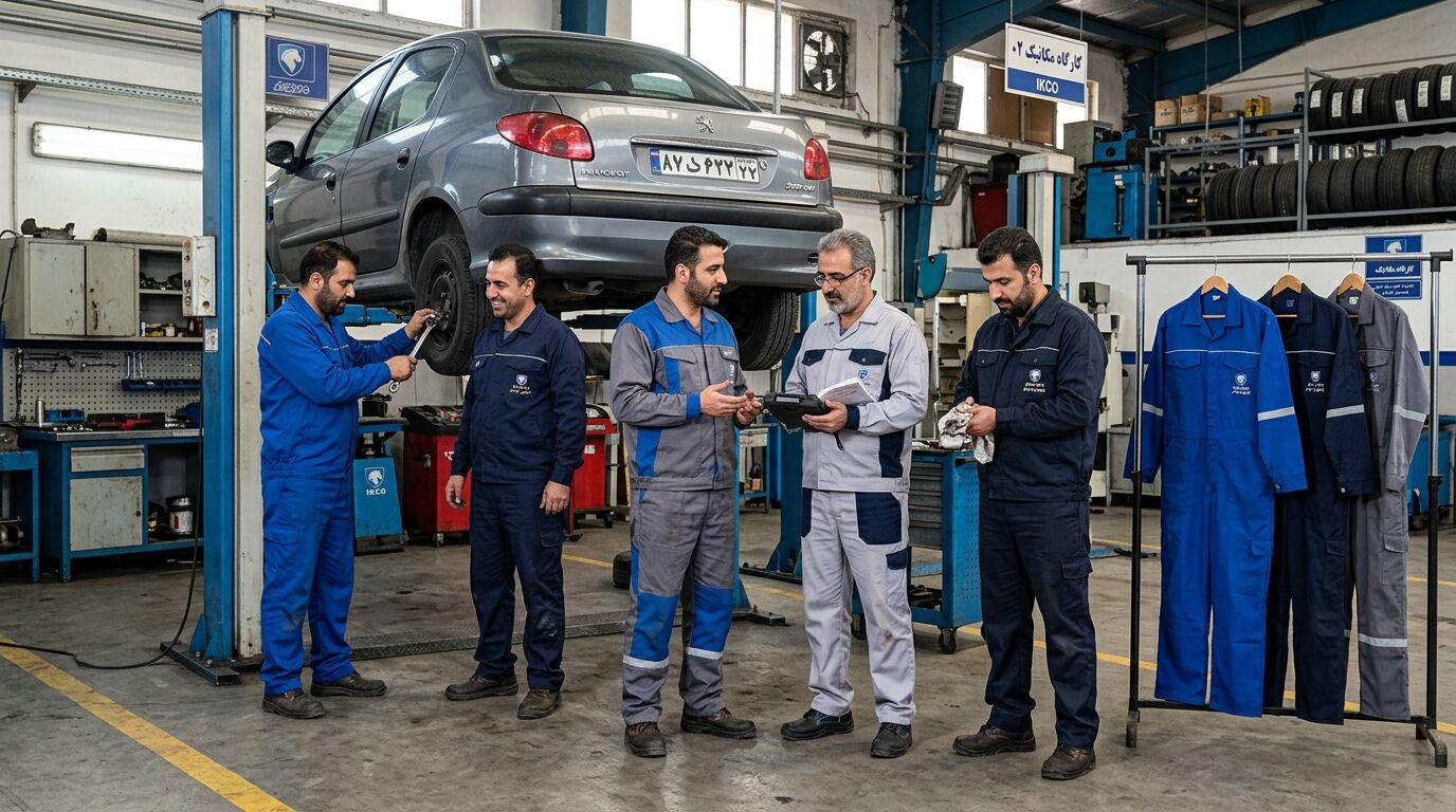 لباس کار ایران خودرویی برای تابستان | راهنمای انتخاب