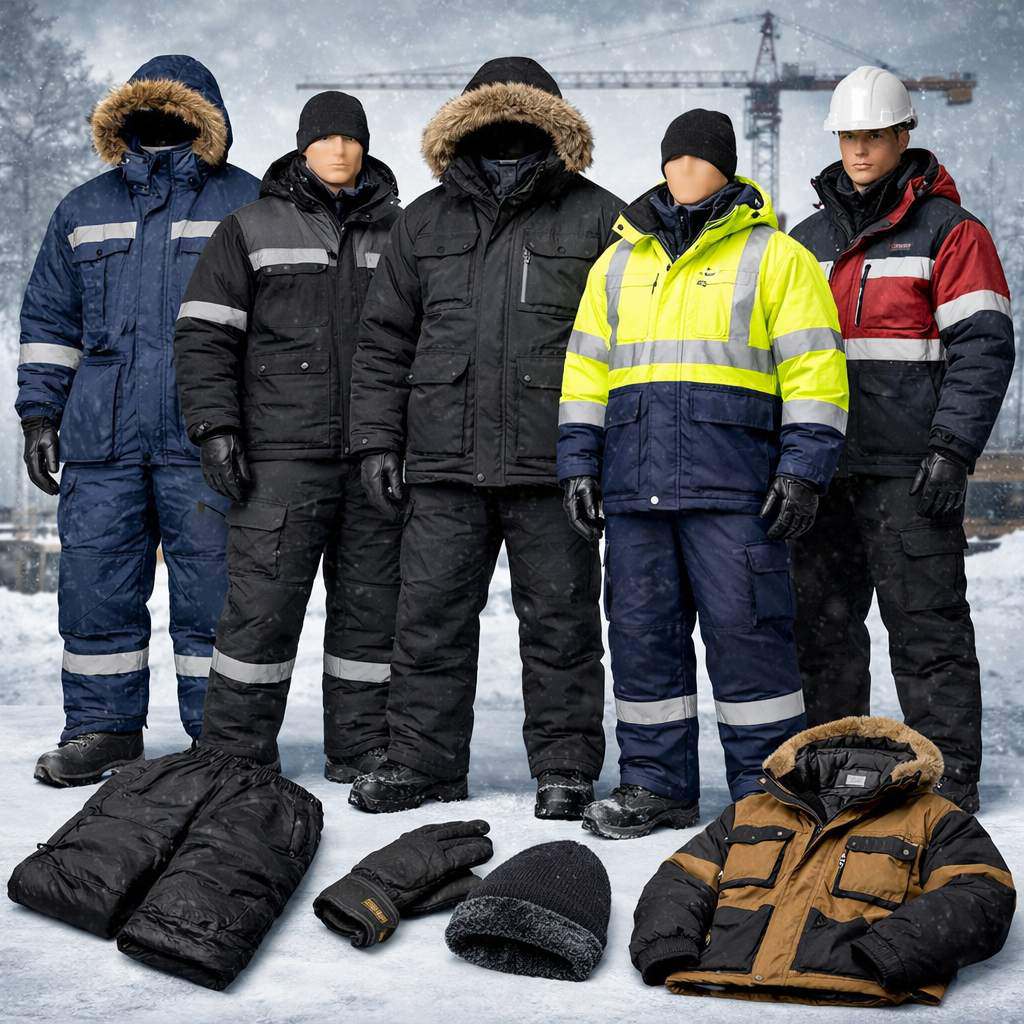 خرید عمده لباس کار زمستانی | سفارش سازمانی با قیمت مناسب