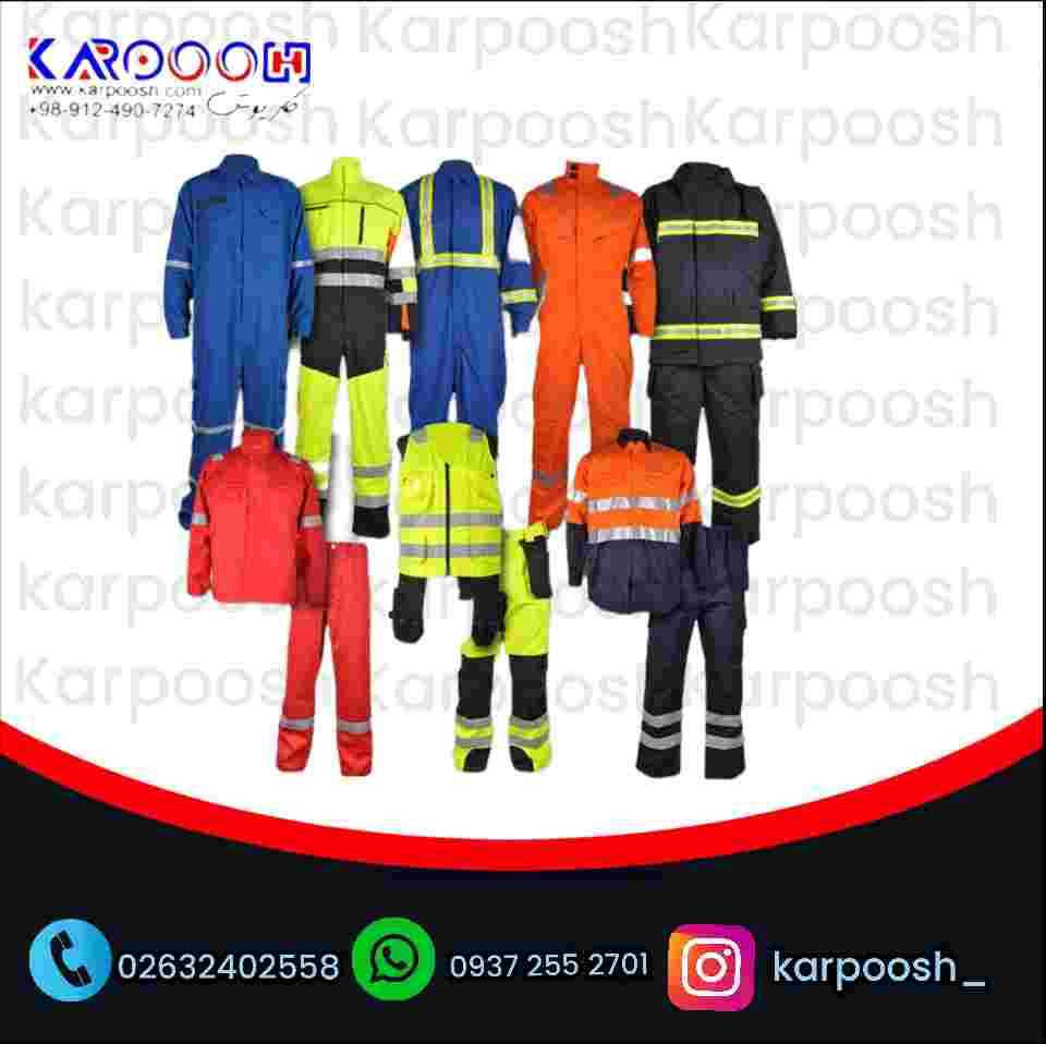 All kinds of work clothes in the production of work clothes